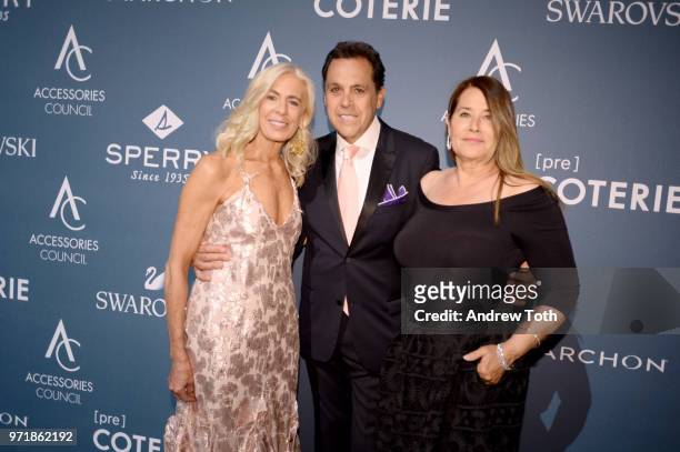 Sam Edelman, Libby Edelman and Lorraine Bracco attend the 2018 ACE Awards, announcing the Waterkeeper Alliance Partnership sponsored by Sperry at...