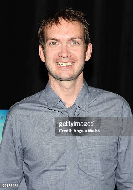 Michael Dean Shelton attends Kat Kramer's Films That Changed The World screening of 'The Cove' at KTLA Studios on February 28, 2010 in Los Angeles,...