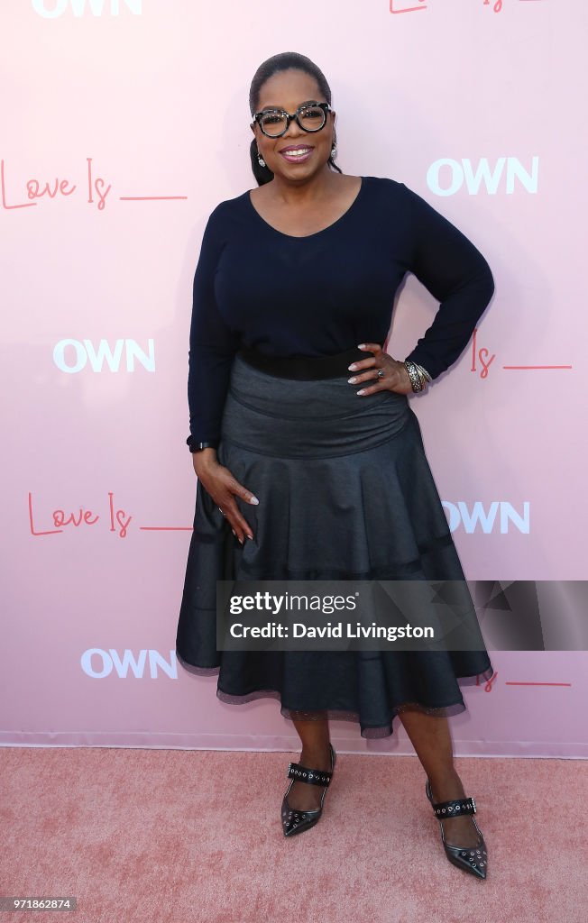 Premiere Of OWN's "Love Is_" - Arrivals