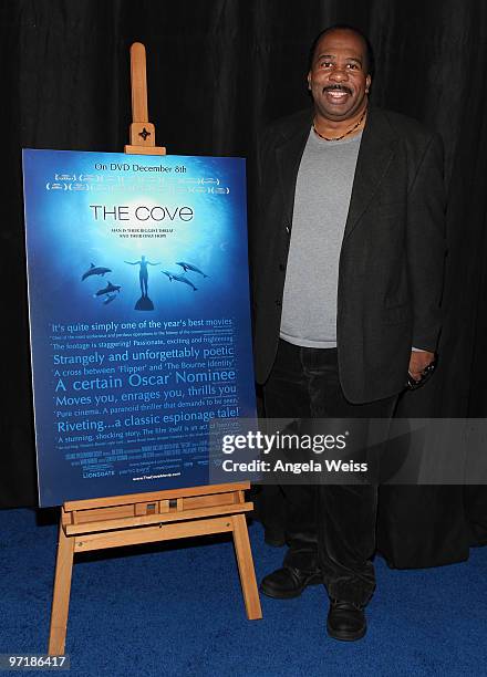 Actor Leslie David Baker attends Kat Kramer's Films That Changed The World screening of 'The Cove' at KTLA Studios on February 28, 2010 in Los...