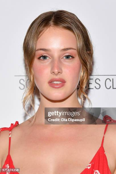 Anna Van Patten attends the "Boundaries" New York screening at The Roxy Cinema on June 11, 2018 in New York City.