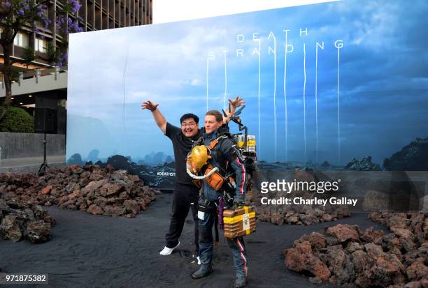 Guests experience the PlayStation E3 2018 Media Showcase at LA Center Studios on June 11, 2018 in Los Angeles, California.