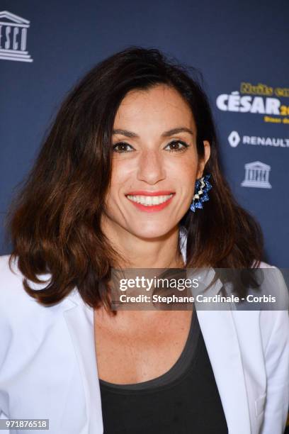 Actress Aure Atika attends the 'Les Nuits En Or 2018' dinner gala at UNESCO on June 11, 2018 in Paris, France.