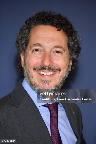 Actor Guillaume Gallienne attends the 'Les Nuits En Or 2018' dinner gala at UNESCO on June 11, 2018 in Paris, France.