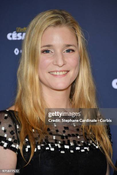 Actress Natacha Regnier attends the 'Les Nuits En Or 2018' dinner gala at UNESCO on June 11, 2018 in Paris, France.