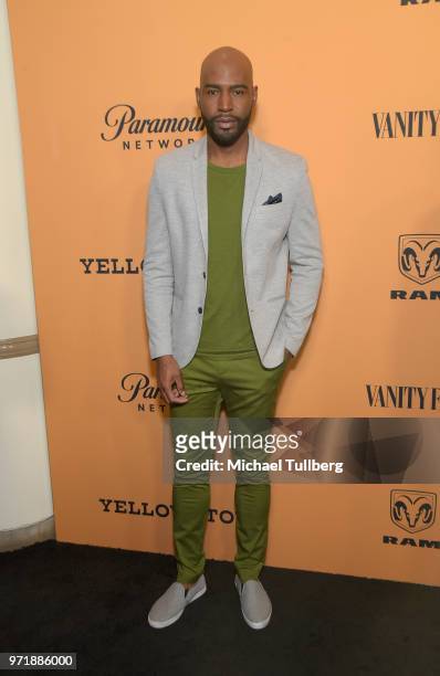 Karamo Brown attends the 'Yellowstone' premiere at Paramount Studios on June 11, 2018 in Hollywood, California.