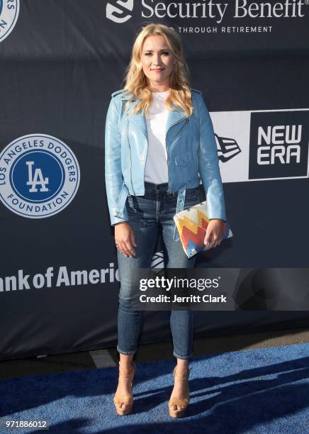 Emily Osment attends the 4th Annual Los Angeles Dodgers Foundation Blue Diamond Gala at Dodger Stadium on June 11, 2018 in Los Angeles, California.