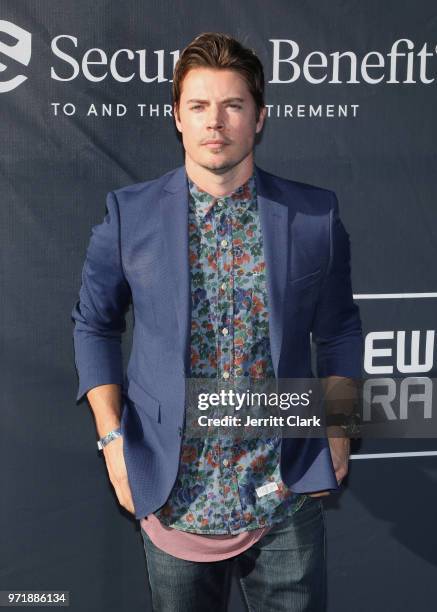 Josh Henderson attends the 4th Annual Los Angeles Dodgers Foundation Blue Diamond Gala at Dodger Stadium on June 11, 2018 in Los Angeles, California.