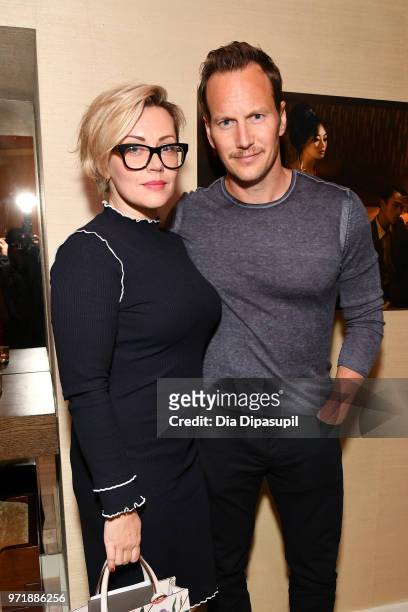 Dagmara Dominczyk and Patrick Wilson attend the "Boundaries" New York screening after party at The Roxy Cinema on June 11, 2018 in New York City.