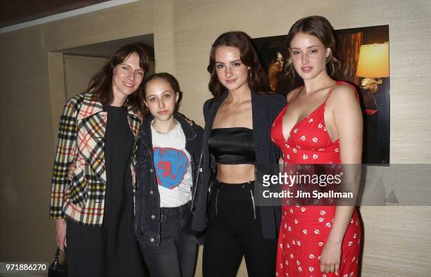 Actress Dolly Wells, Grace Van Patten and Anna Van Patten attends the screening after party for Sony Pictures Classics' "Boundaries" hosted by The...