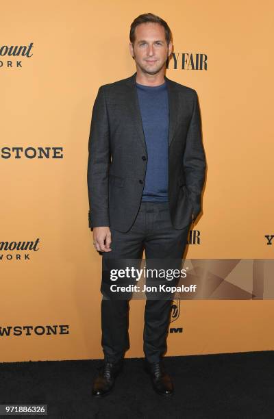 Josh Lucas attends the premiere of Paramount Pictures' "Yellowstone" at Paramount Studios on June 11, 2018 in Hollywood, California.