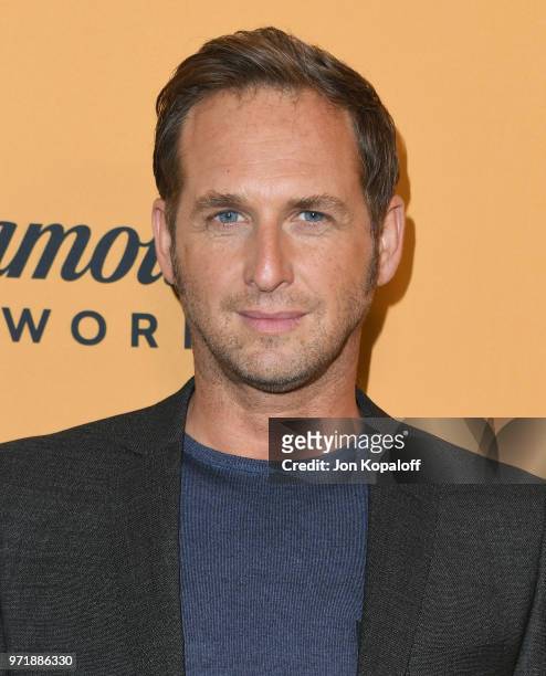Josh Lucas attends the premiere of Paramount Pictures' "Yellowstone" at Paramount Studios on June 11, 2018 in Hollywood, California.