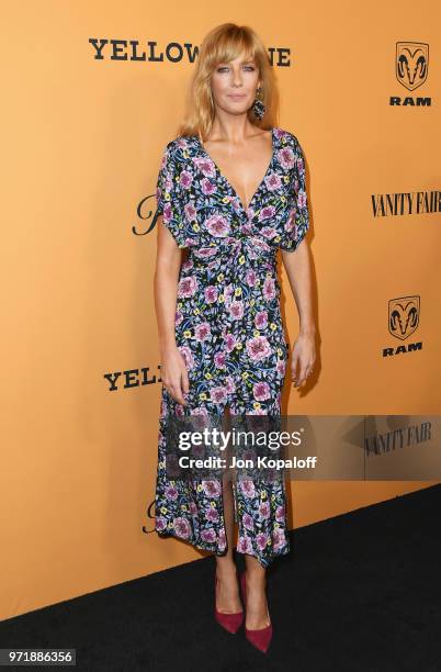 Kelly Reilly attends the premiere of Paramount Pictures' "Yellowstone" at Paramount Studios on June 11, 2018 in Hollywood, California.