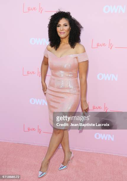 Wendy Davis attends the Los Angeles premiere of OWN's 'Love Is_' held at NeueHouse Hollywood on June 11, 2018 in Los Angeles, California.