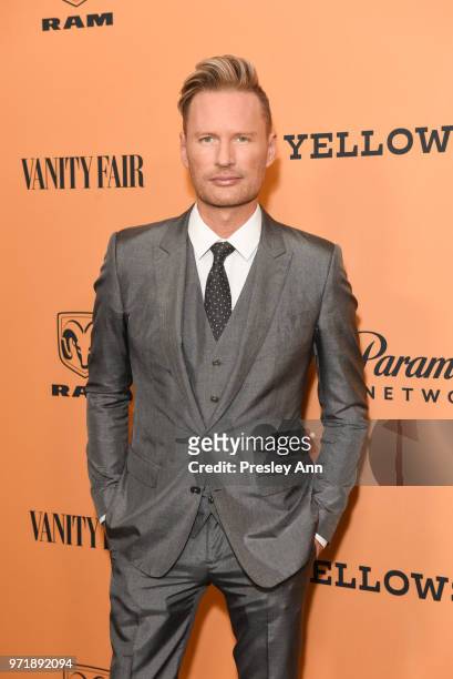 Brian Tyler attends the premiere of Paramount Pictures' "Yellowstone" at Paramount Studios on June 11, 2018 in Hollywood, California.