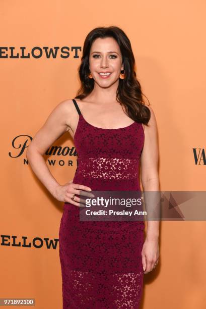 Jennifer Bartels attends the premiere of Paramount Pictures' "Yellowstone" at Paramount Studios on June 11, 2018 in Hollywood, California.
