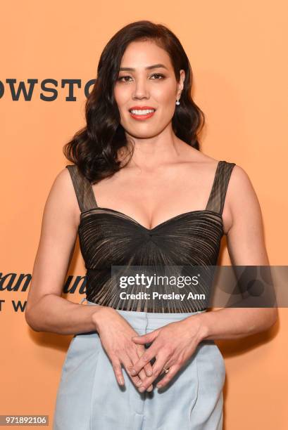 Michaela Conlin attends the premiere of Paramount Pictures' "Yellowstone" at Paramount Studios on June 11, 2018 in Hollywood, California.