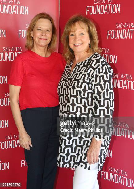 JoBeth Williams and Cyd Wilson attend SAG-AFTRA Foundation's 9th Annual L.A. Golf Classic benefiting emergency sssistance at Lakeside Golf Club on...