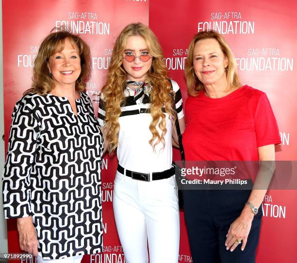 Cyd Wilson, Kathryn Newton and JoBeth Williams attend SAG-AFTRA Foundation's 9th Annual L.A. Golf Classic benefiting emergency sssistance at Lakeside...
