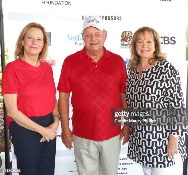 JoBeth Willians, David Hutton and Cyd Wilson attend SAG-AFTRA Foundation's 9th Annual L.A. Golf Classic benefiting emergency sssistance at Lakeside...