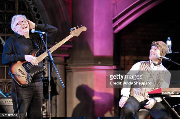 Trevor Horn makes a guest appearance with Thomas Dolby and his band at Union Chapel on February 28, 2010 in London, England.