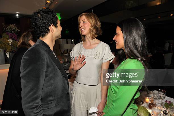 Zac Posen, Eva Amurri , and Olivia Munn at the launch of Z SPOKE by Zac Posen hosted by Saks Fifth Avenue at Mr Chow on February 27, 2010 in Beverly...