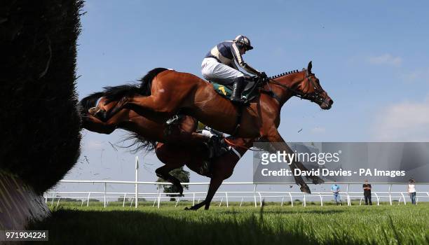 Western Wave ridden by Jonathan Burke at Bangor-on-Dee Racecourse. PRESS ASSOCIATION Photo. Picture date: Tuesday June 5, 2018. See PA story RACING...