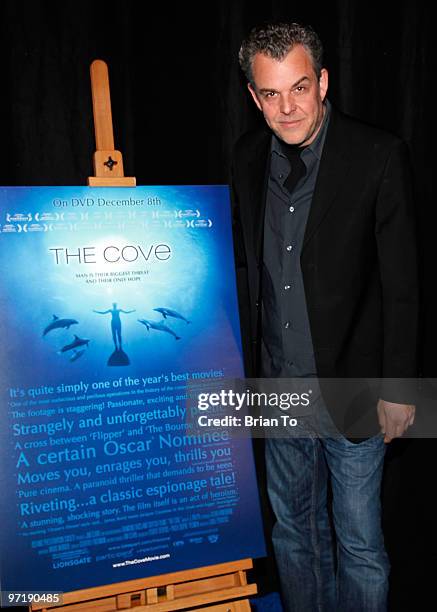 Danny Huston attends Kat Kramer's films that changed the world series - "The Cove" screening at Sunset Bronson Studios on February 28, 2010 in Los...