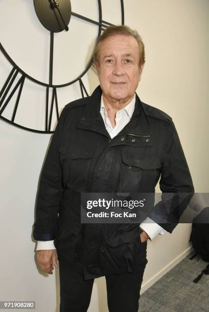 Presenter Charles Villeneuve attends Citestars Press Conference at SBS Patrimoine on June 11, 2018 in Paris, France.