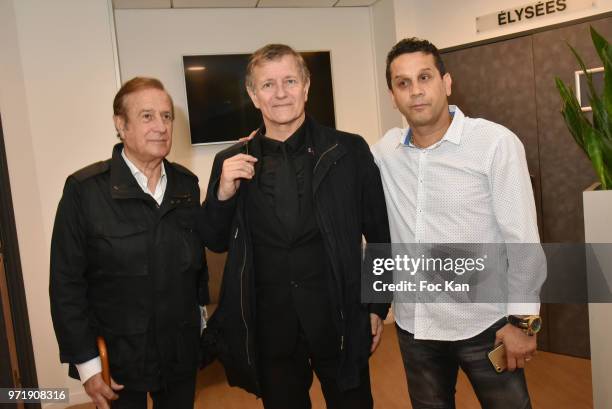 Charles Villeneuve;, rancis Huster and David Donadei attend Citestars Press Conference at SBS Patrimoine on June 11, 2018 in Paris, France.