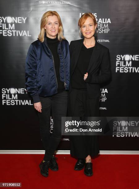 Gracie Otto and Krew Boylan arrive ahead of the Lexus Australia Short Film Fellowship Gala as part of the Sydney Film Festival 2018 at Dendy Opera...