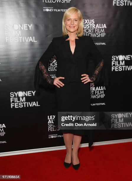 Marta Dusseldorp arrives ahead of the Lexus Australia Short Film Fellowship Gala as part of the Sydney Film Festival 2018 at Dendy Opera Quays on...