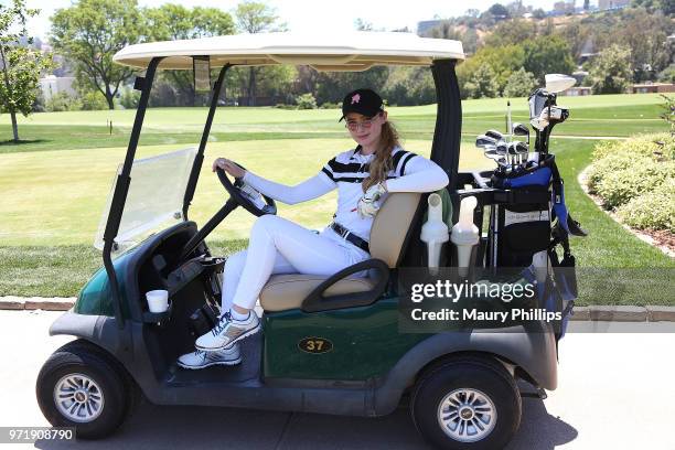 Kathryn Newton attends SAG-AFTRA Foundation's 9th Annual L.A. Golf Classic benefiting emergency assistance at Lakeside Golf Club on June 11, 2018 in...