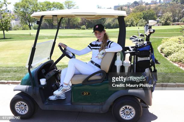 Kathryn Newton attends SAG-AFTRA Foundation's 9th Annual L.A. Golf Classic benefiting emergency assistance at Lakeside Golf Club on June 11, 2018 in...
