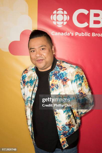 Kim's Convenience" TV show actor Andrew Phung attends the CBC Radio Canada opening reception at the Banff World Media Festival in the Fairmont Banff...