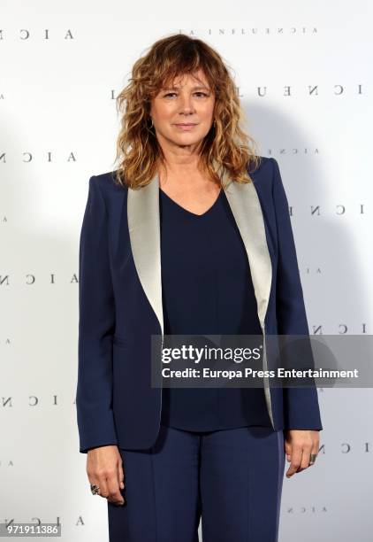 Emma Suarez attends 'La Influencia' photocall on June 11, 2018 in Madrid, Spain.