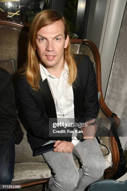 Designer Christophe Guillarme attends the 36th Romy Schneider & Patrick Dewaere Award Ceremony, at Hotel Lancaster on June 11, 2018 in Paris, France.