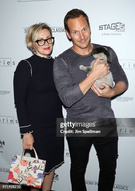 Actors Dagmara Dominczyk and Patrick Wilson attend the screening of Sony Pictures Classics' "Boundaries" hosted by The Cinema Society with Hard Rock...