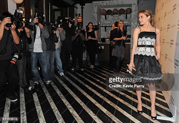 Actress Alexa Vega attends the Audi and Camilla Belle hosted Academy Awards Event at Cecconi's Restaurant on February 28, 2010 in Los Angeles,...