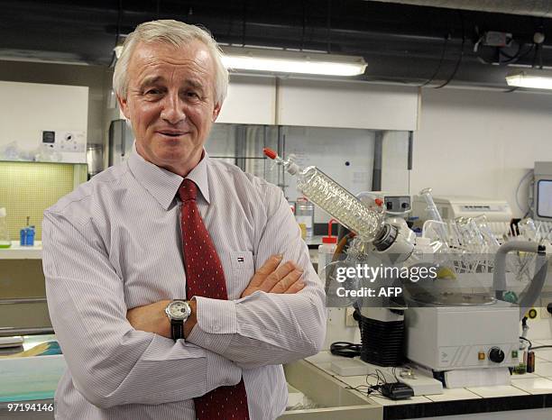 Cosmetic Valley Chief Executive Jean-Luc Ansel poses on February 24, 2010 in Cergy-Pontoise, near Paris. Cosmetic Valley is a �centre for...