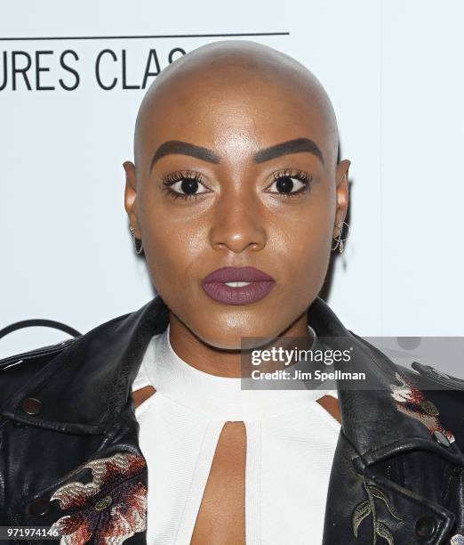 Simone Marie attends the screening of Sony Pictures Classics' "Boundaries" hosted by The Cinema Society with Hard Rock Hotel and Casino Atlantic City...