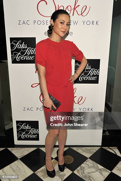 China Chow at the launch of Z SPOKE by Zac Posen hosted by Saks Fifth Avenue at Mr Chow on February 27, 2010 in Beverly Hills, California.