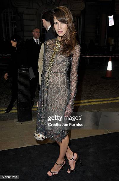 Caroline Sieber attends the "A Single Man" film premiere at the Curzon Mayfair on February 1, 2010 in London, England.
