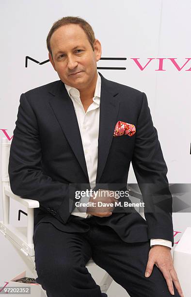 John Dempsey, Global President of MAC Cosmetics attend the MAC VIVA GLAM launch hosted by Sharon Osbourne to promote MAC's latest fundraising range...