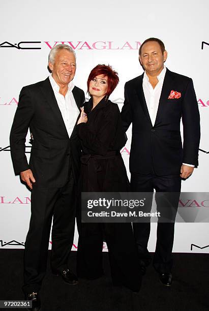 Per Neuman, Sharon Osbourne and John Dempsey attend the MAC VIVA GLAM launch hosted by Sharon Osbourne to promote MAC's latest fundraising range with...