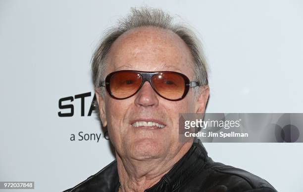 Actor Peter Fonda attends the screening of Sony Pictures Classics' "Boundaries" hosted by The Cinema Society with Hard Rock Hotel and Casino Atlantic...
