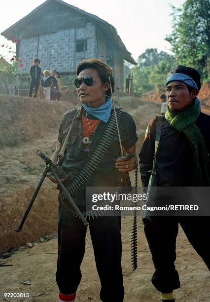 Thailand/Burma border, the Thai government uses special forces, beside the police and the army, to police the Burma border from opium war lord...