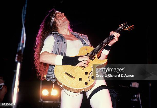 Ted Nugent performs live on stage at the Palladium in Los Angeles in 1984