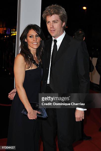 Kyle Eastwood and guest attend the 35th Cesar Film Awards at Theatre du Chatelet on February 27, 2010 in Paris, France.