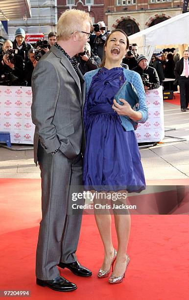 Chris Evans and his wife Natasha Shishmanian smiles as they arrive for ther Prince's Trust Celebrate Success Award at Odeon Leicester Square on March...